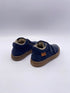 Naturino albus nappa suede klittenband blauw